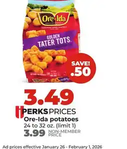 Hy-Vee Ore-Ida potatoes offer