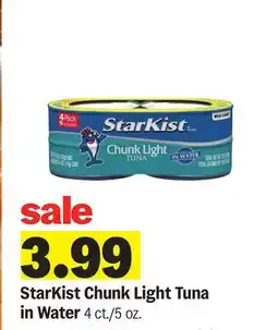 Meijer StarKist Chunk Light Tuna in Water offer