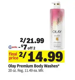 Meijer Olay Premium Body Washes offer