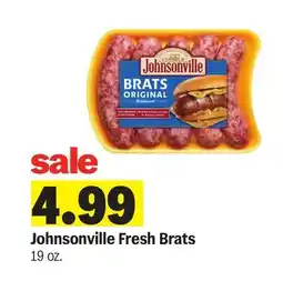 Meijer Johnsonville Fresh Brats offer