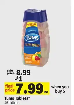 Meijer Tums Tablets offer