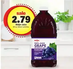 Meijer Meijer Juice offer
