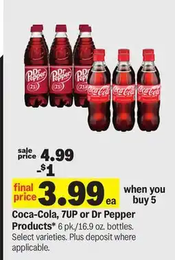 Meijer Coca-Cola, 7UP or Dr Pepper Products offer