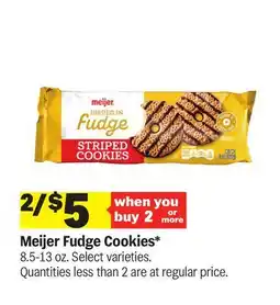 Meijer Meijer Fudge Cookies offer