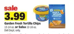 Meijer Garden Fresh Tortilla Chips 13-14 oz. or Salsa 12-16 oz offer