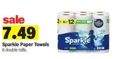 Meijer Sparkle Paper Towels offer