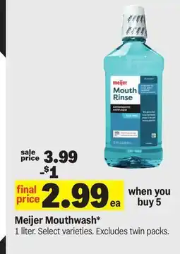 Meijer Meijer Mouthwash offer