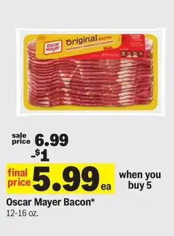 Meijer Oscar Mayer Bacon offer