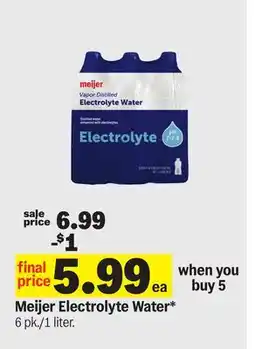 Meijer Meijer Electrolyte Water offer