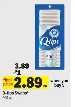 Meijer Q-tips Swabs offer
