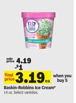 Meijer Baskin-Robbins Ice Cream offer