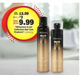 Meijer TRESemmé A-List Collection Hair Care Products offer