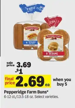 Meijer Pepperidge Farm Buns offer