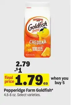 Meijer Pepperidge Farm Goldfish offer