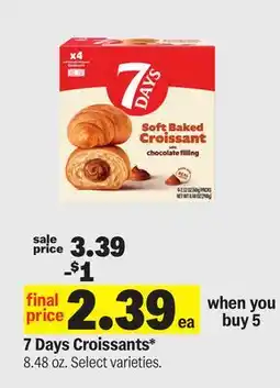 Meijer 7 Days Croissants offer
