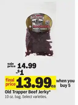 Meijer Old Trapper Beef Jerky offer