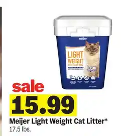 Meijer Meijer Light Weight Cat Litter offer