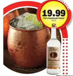 Meijer Tito's Handmade Vodka offer