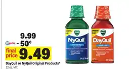 Meijer DayQuil or NyQuil Original Products offer