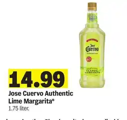 Meijer Jose Cuervo Authentic Lime Margarita offer