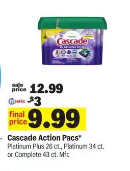 Meijer Cascade Action Pacs offer