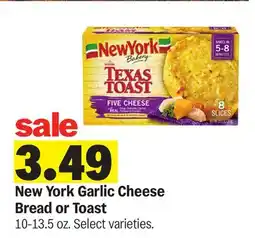 Meijer New York Garlic Cheese Bread or Toast offer