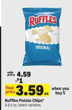Meijer Ruffles Potato Chips offer