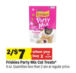 Meijer Friskies Party Mix Cat Treats offer
