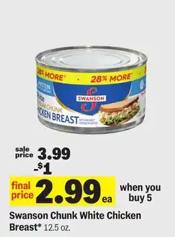 Meijer Swanson Chunk White Chicken Breast offer