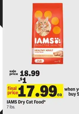 Meijer IAMS Dry Cat Food offer
