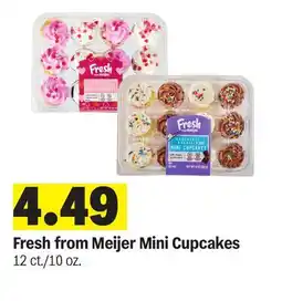 Meijer Fresh from Meijer Mini Cupcakes offer
