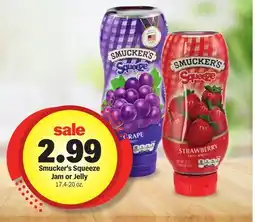 Meijer Smucker's Squeeze Jam or Jelly offer