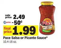 Meijer Pace Salsa or Picante Sauce offer