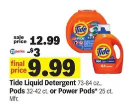 Meijer Tide Liquid Detergent offer