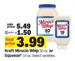 Meijer Kraft Miracle Whip offer