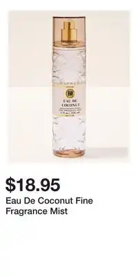 Bath & Body Works Eau De Coconut Fine Fragrance Mist offer