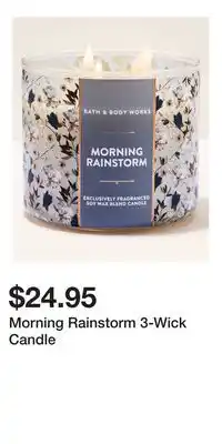 Bath & Body Works Morning Rainstorm 3-Wick Candle offer