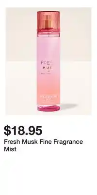 Bath & Body Works Fresh Musk Fine Fragrance Mist offer