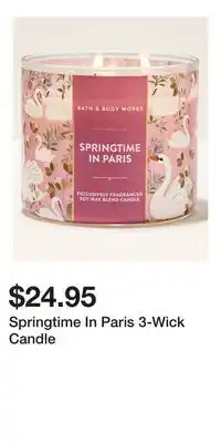 Bath & Body Works Springtime In Paris 3-Wick Candle offer