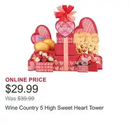 Costco Wine Country 5 High Sweet Heart Tower offer