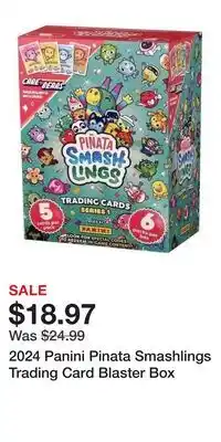 Game Stop 2024 Panini Pinata Smashlings Trading Card Blaster Box offer