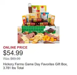 Costco Hickory Farms Game Day Favorites Gift Box, 3.781 lbs Total offer