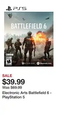 Game Stop Electronic Arts Battlefield 6 - PlayStation 5 offer