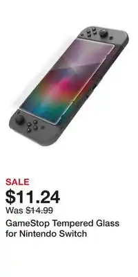 Game Stop GameStop Tempered Glass for Nintendo Switch offer
