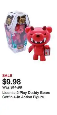 Game Stop License 2 Play Deddy Bears Coffin 4-in Action Figure offer
