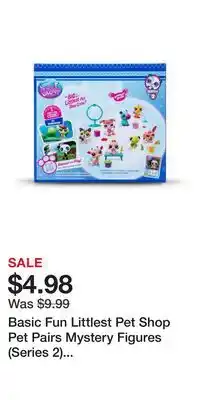 Game Stop Basic Fun Littlest Pet Shop Pet Pairs Mystery Figures (Series 2) 2-Pack offer