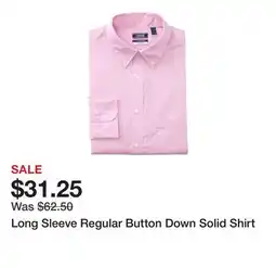 Belk Long Sleeve Regular Button Down Solid Shirt offer
