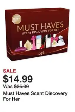 Belk Must Haves Scent Discovery For Her offer