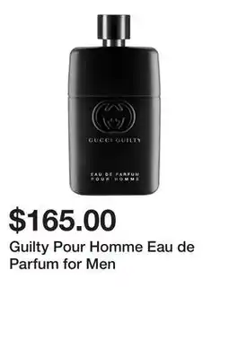 Belk Guilty Pour Homme Eau de Parfum for Men offer