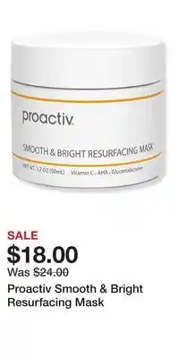 Ulta Beauty Proactiv Smooth & Bright Resurfacing Mask offer